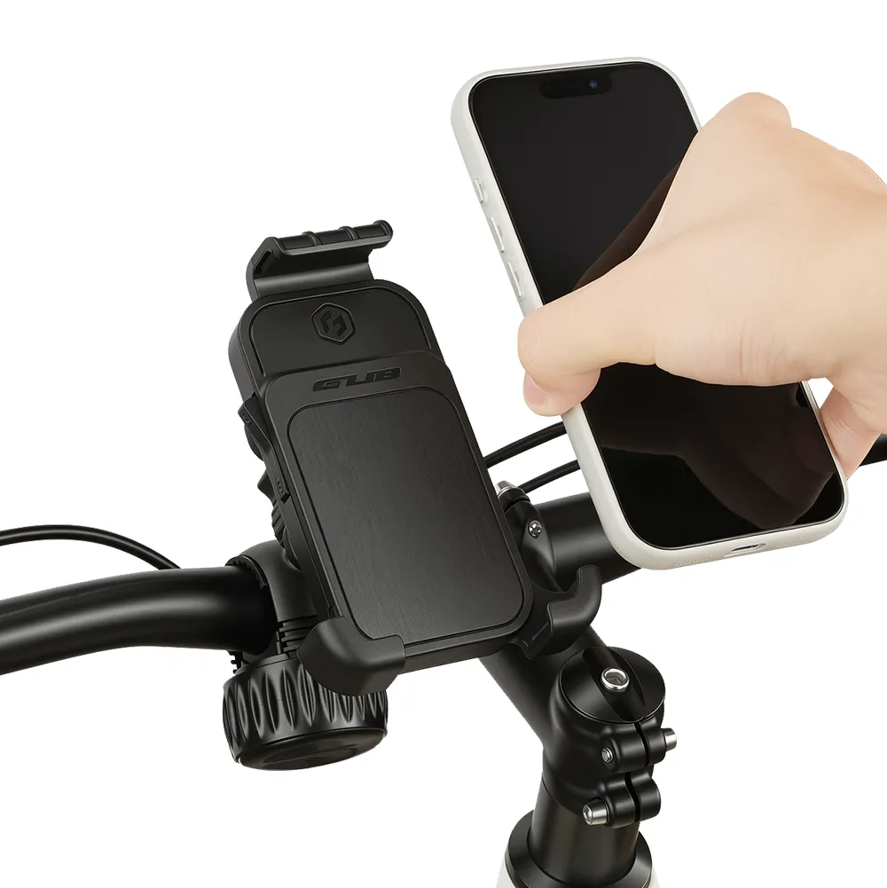 Removing a phone from the GUB P19 holder with one hand