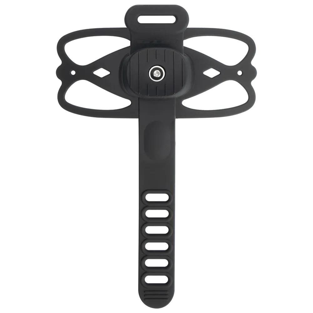 GUB P9 silicone bike phone holder, front view on white background