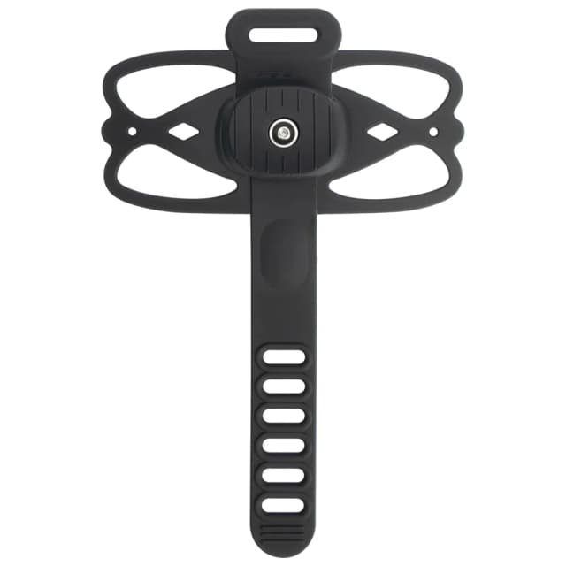 GUB P9 silicone bike phone holder, front view on white background
