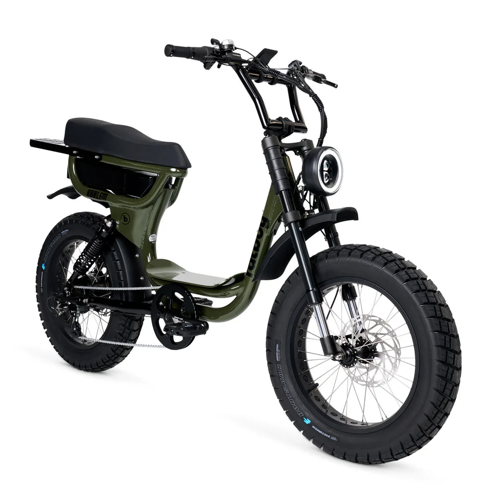 Fatboy The Harlem V2 fat-tyre e-bike, side profile on white background
