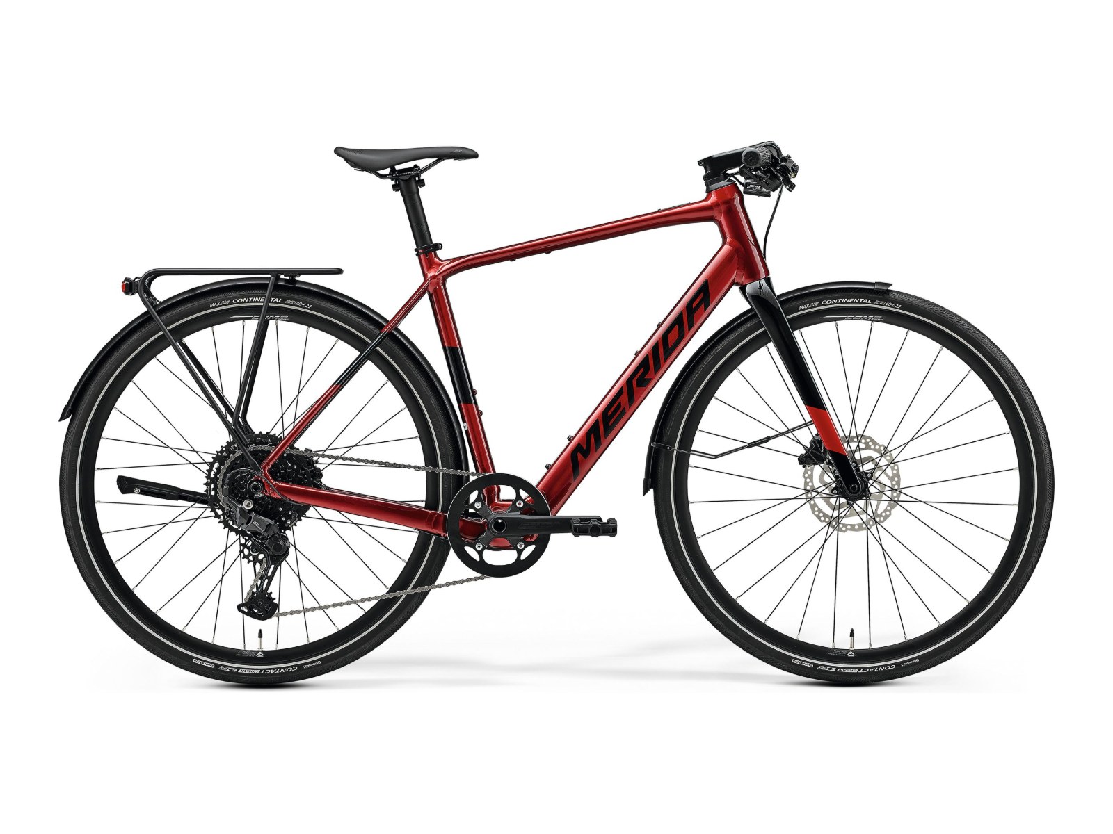 Merida eSPEEDER 400 EQ commuter e-bike MY25, side profile on white background