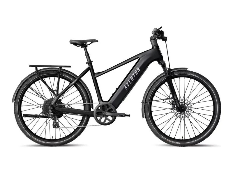 Aventon Level 4 REC commuter e-bike, side profile on white background