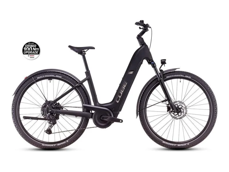 Cube Nuride Hybrid Pro Allroad Easy Entry, side profile on white background