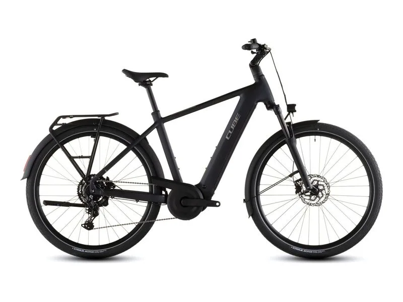 cube Touring Hybrid ONE 600 electric bike, side profile on white background