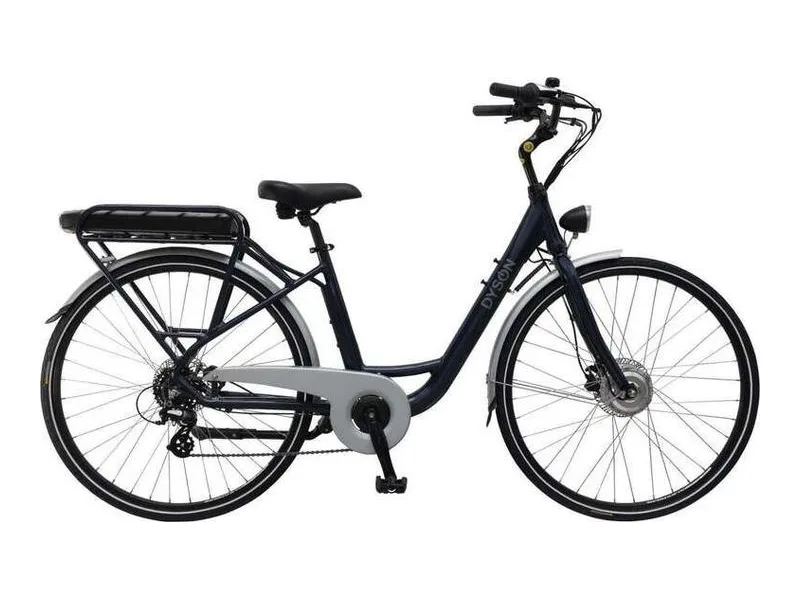 Dyson Bikes Bondi step-through commuter e-bike, side profile on white background