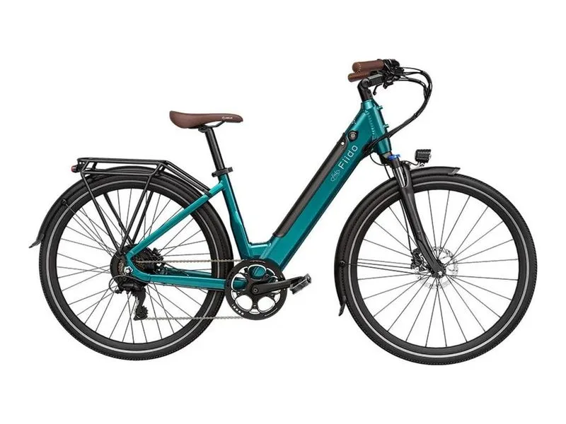 Fiido C11 Pro step-through e-bike, side profile on white background