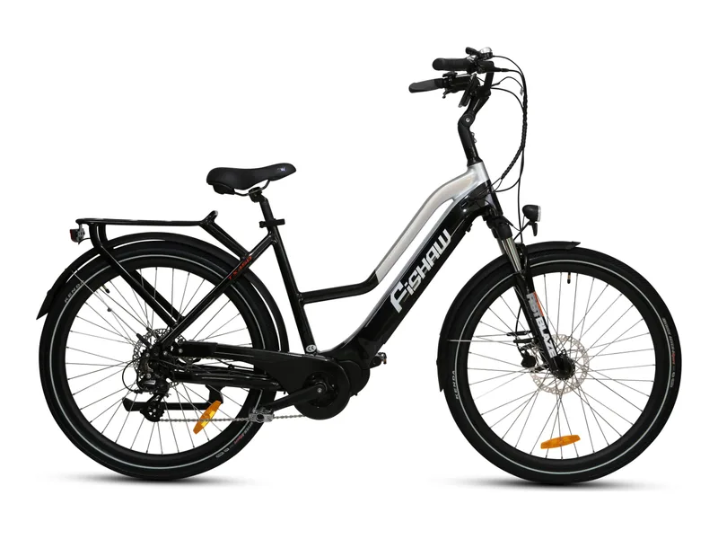 FiSHAW TX450 touring e-bike, side view from the chain guard side