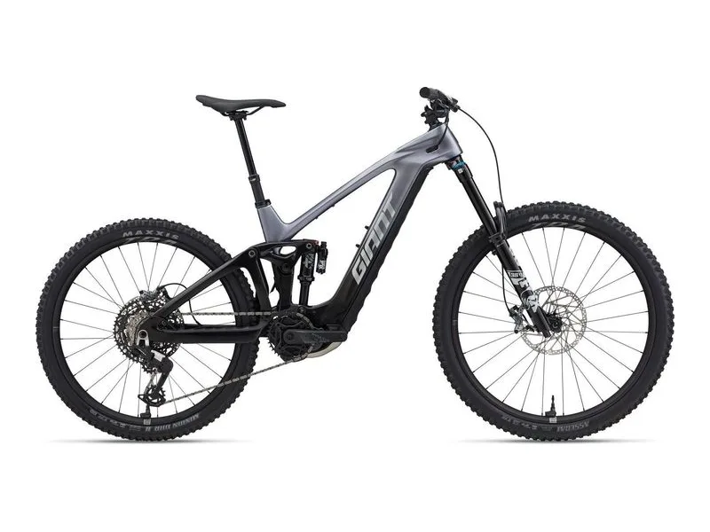 Giant Reign Advanced E+ 1 e-bike, side profile on white background