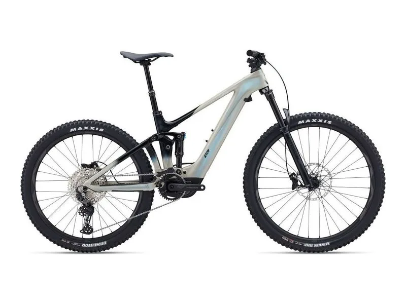 liv Intrigue X Advanced E+ Elite 3 electric bike, side profile on white background