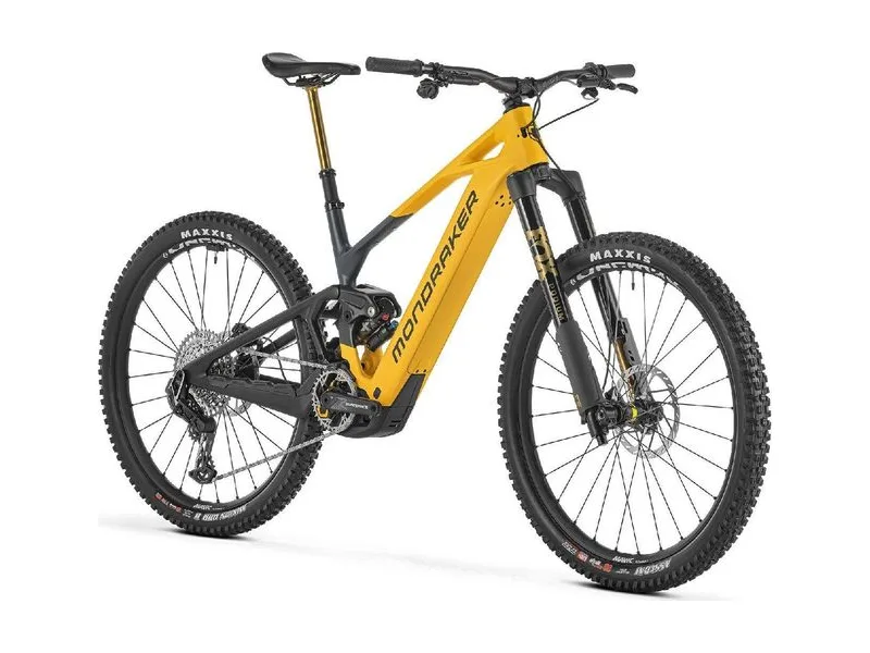 Mondraker Crafty Carbon RR S e-MTB, side profile studio photo