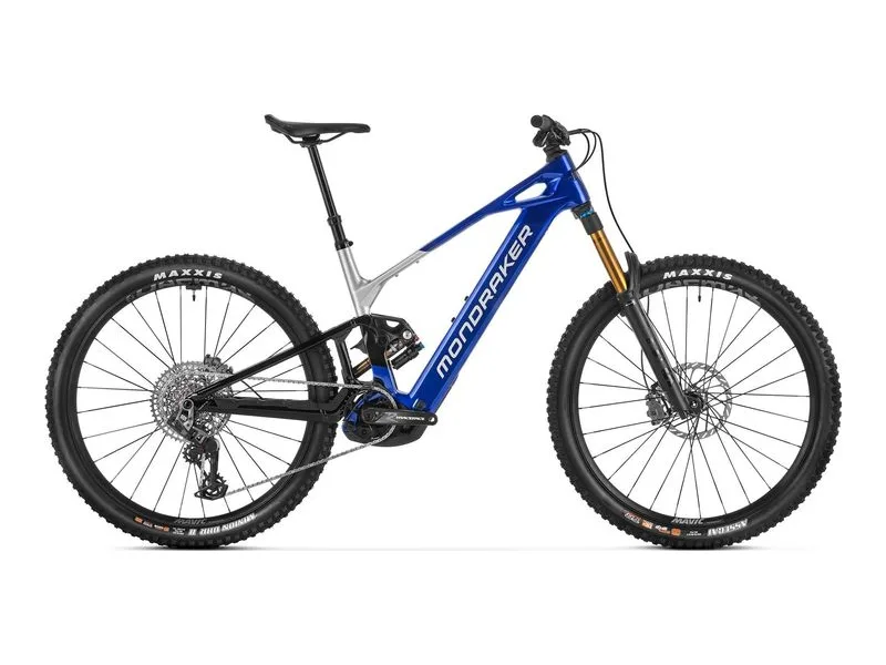 Mondraker Crafty Carbon RR e-MTB, side profile studio photo