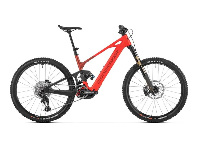Mondraker Crafty Carbon XR e-MTB, side profile studio photo