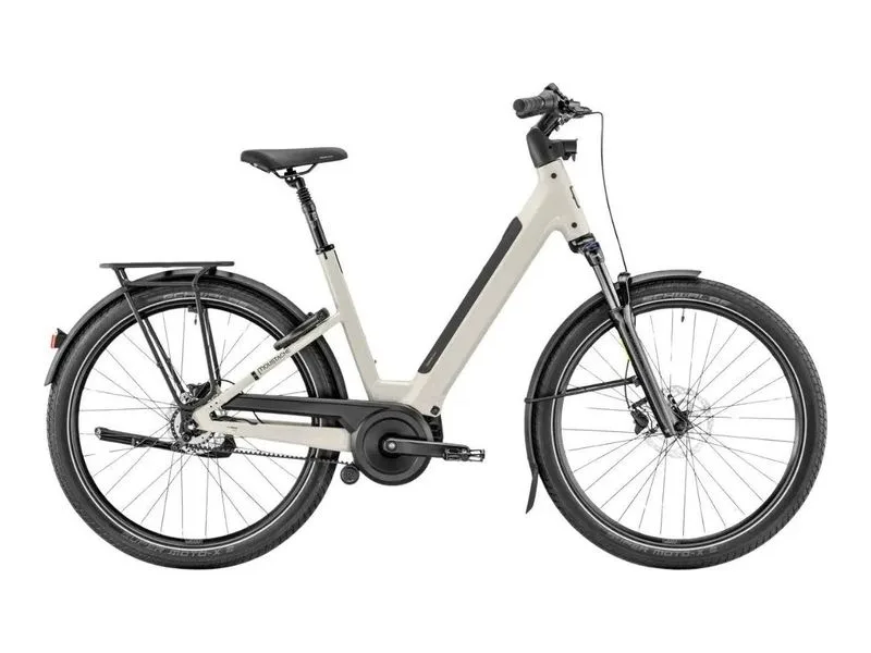 Moustache Mardi 27.4 Belt step-through commuter e-bike, side profile on white background