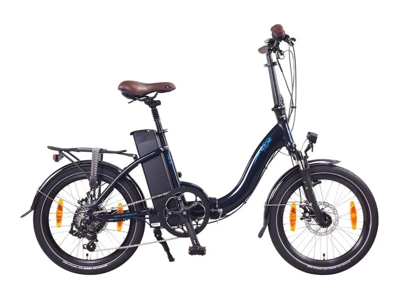 NCM Paris folding e-bike on a white background