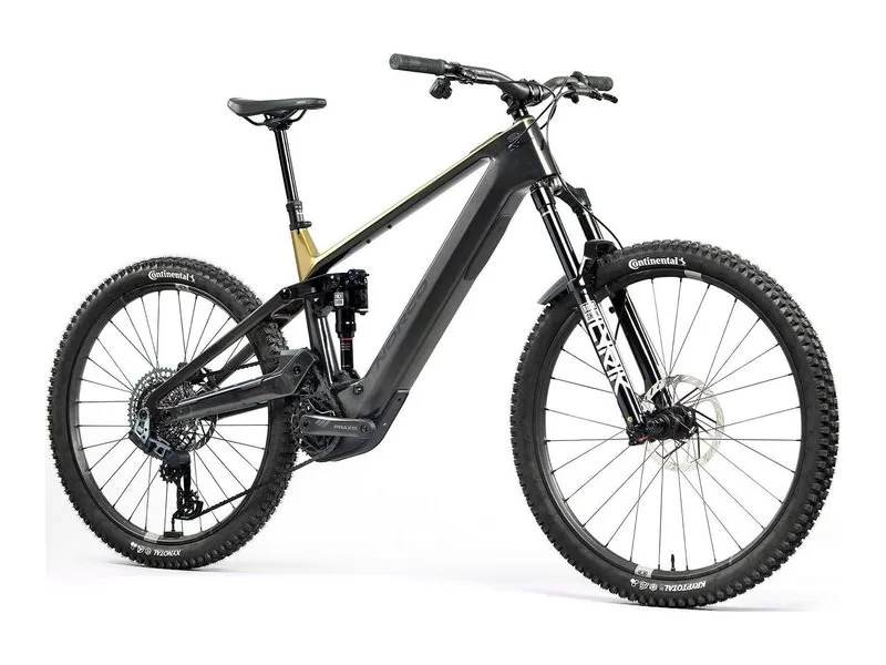 Norco Sight VLT CX C1 trail eMTB in Raw Black and Habitat Moss, side profile