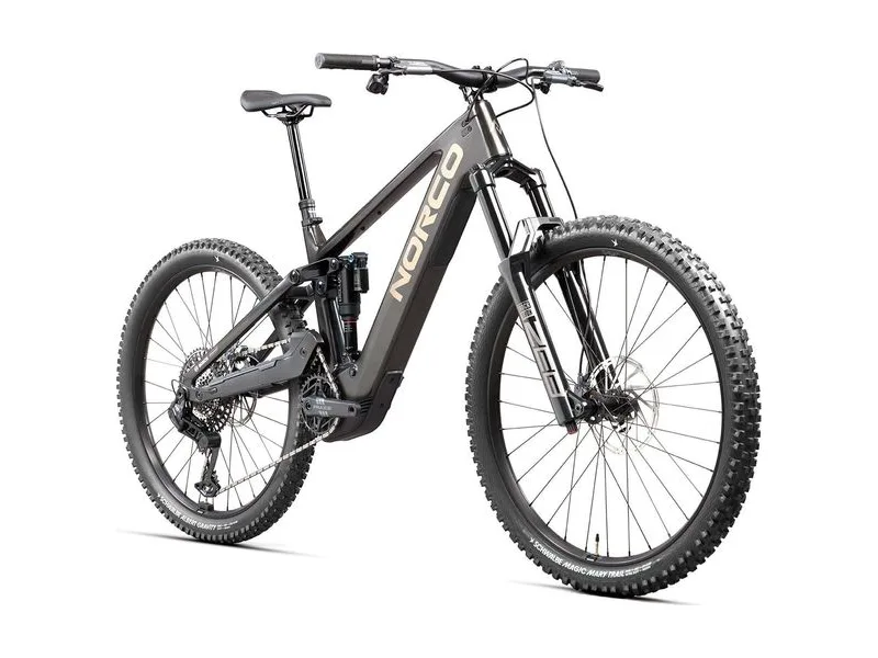 Norco Sight VLT CX C2 trail eMTB in black, side profile