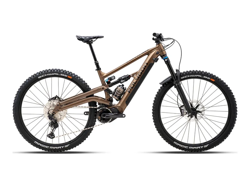 Polygon Collosus N8E electric bike, side profile on transparent background