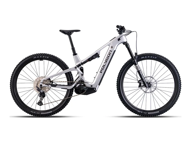 Polygon Collosus TE6 electric bike, side profile on transparent background