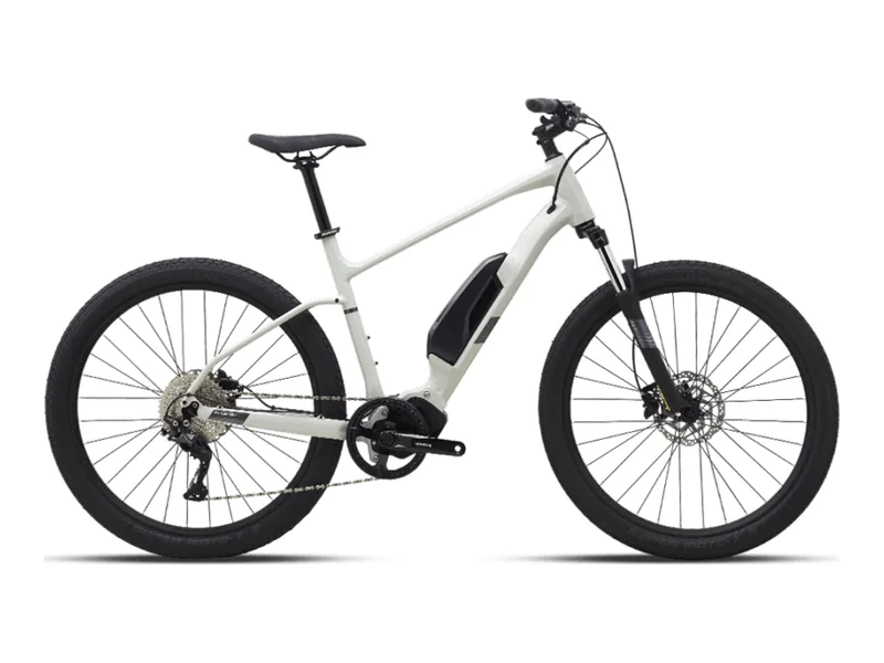 Polygon Kalosi Lanes Evo electric bike, side profile on transparent background
