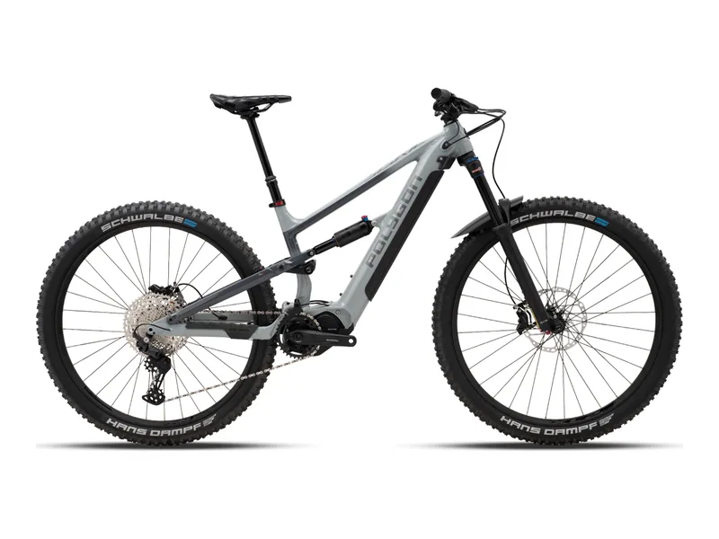 Polygon Siskiu T6E electric bike, side profile on transparent background