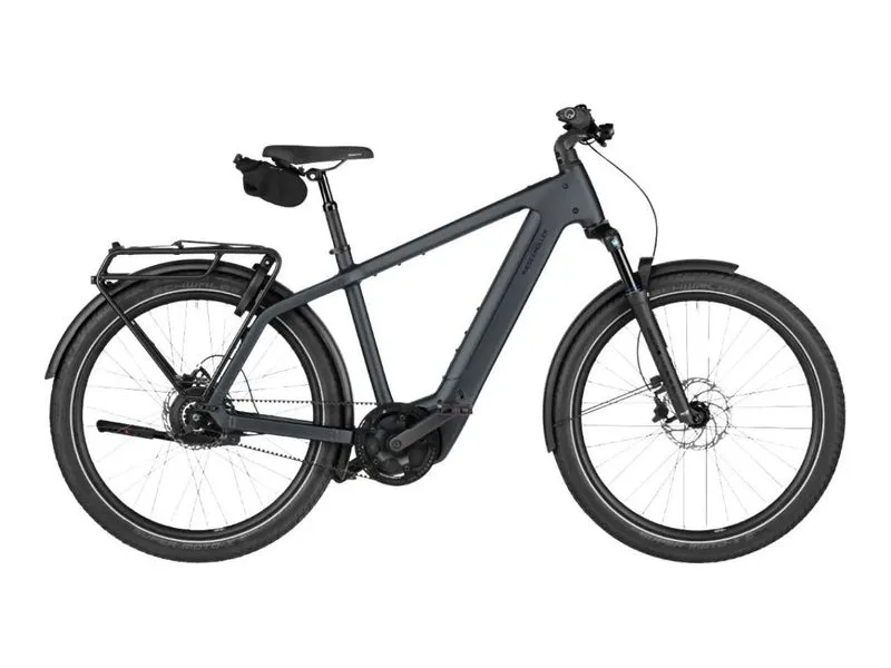 Riese and Muller Charger5 Vario Core touring e-bike, side profile on white background