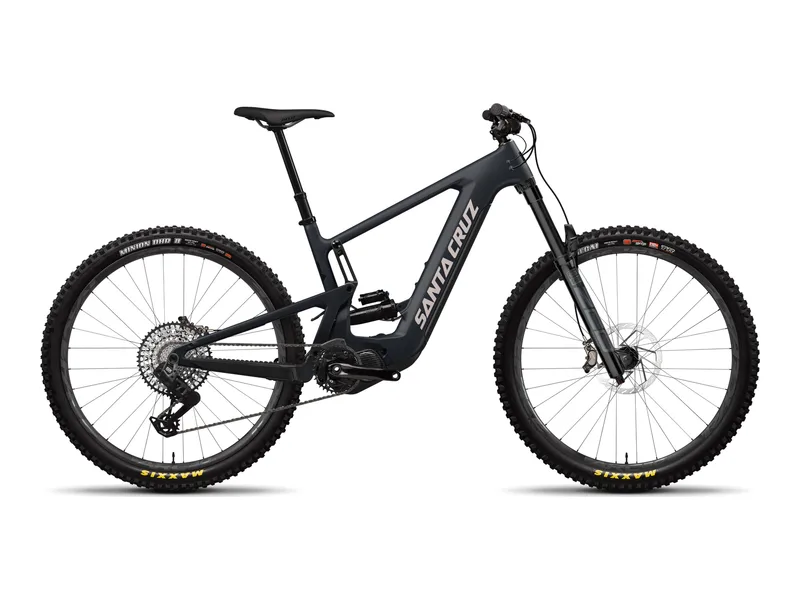 Santa Cruz Heckler GX AXS in Matte Dark Pewter, side profile studio photo