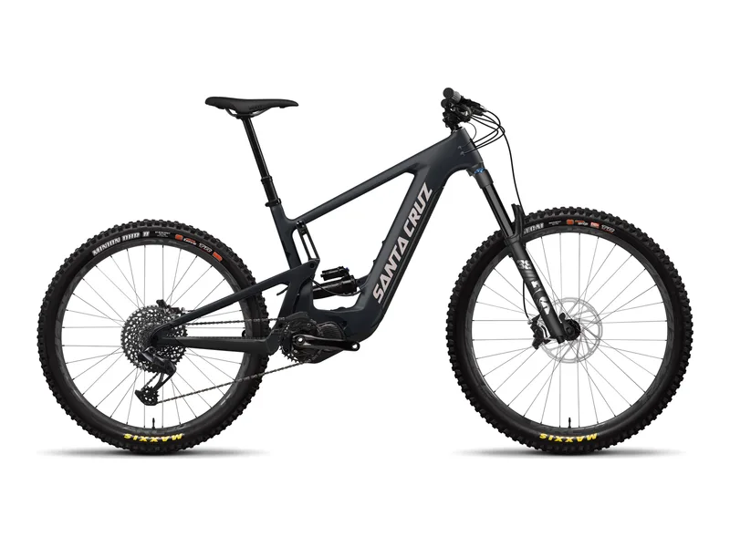 Santa Cruz Heckler S in Matte Dark Pewter, side profile studio photo