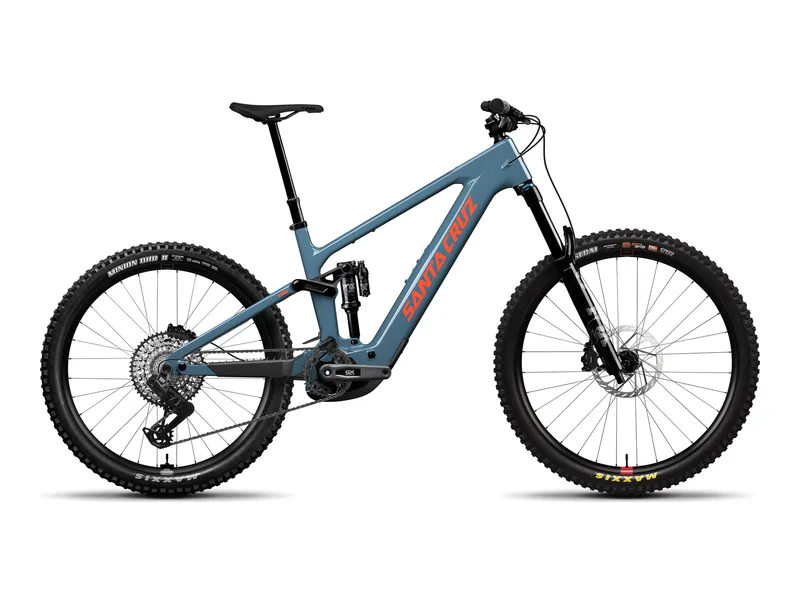 Santa Cruz Vala GX AXS in Gloss Slate Blue, side profile studio photo
