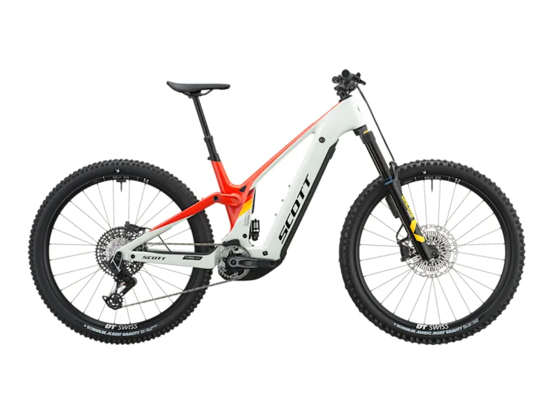 Scott Patron ST Tuned e-bike, side profile on white background