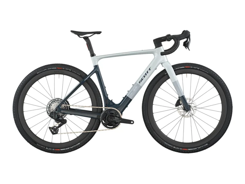 Scott Solace Gravel 20 e-bike, side profile on white background