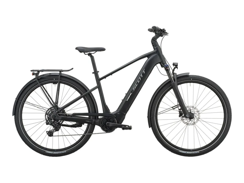 Scott Sub Sport 30 e-bike, side profile on white background