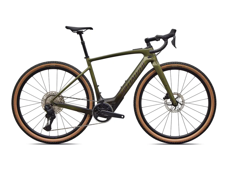 Specialized Turbo Creo 2 Comp (Shimano GRX Di2), side profile on white background