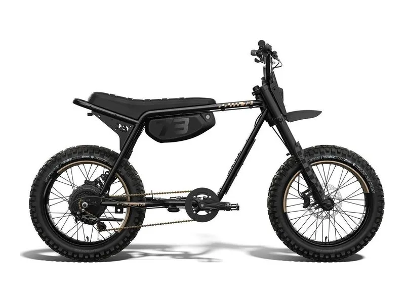 Super73 Z Adventure Special Edition fat tyre e-bike in Bandit, side profile on white background