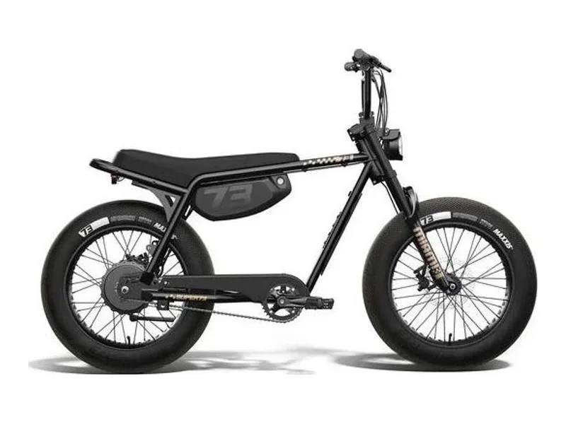 Super73 Z Miami Special Edition fat tyre e-bike in Bandit, side profile on white background