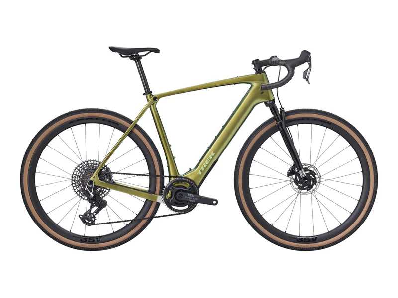Trek Checkpoint+ SL 7 AXS e-bike, side profile on white background