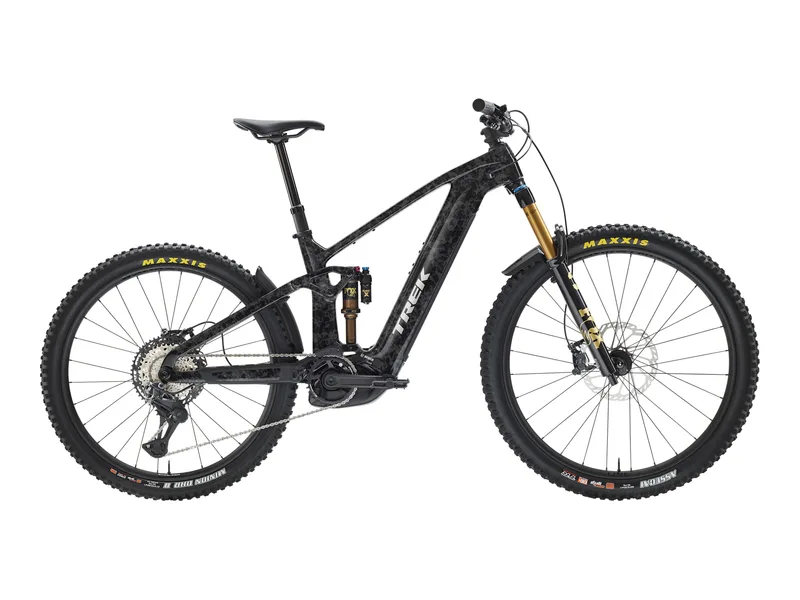 trek Rail+ 9.8 Gen 5 electric bike, side profile on white background