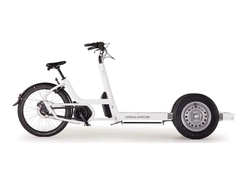 Urban Arrow Tender 1500 commercial cargo e-bike, side profile on white background