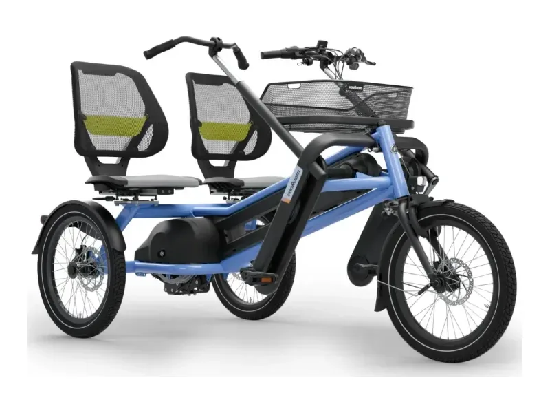 Van Raam Fun2Go side by side tandem, studio product photo
