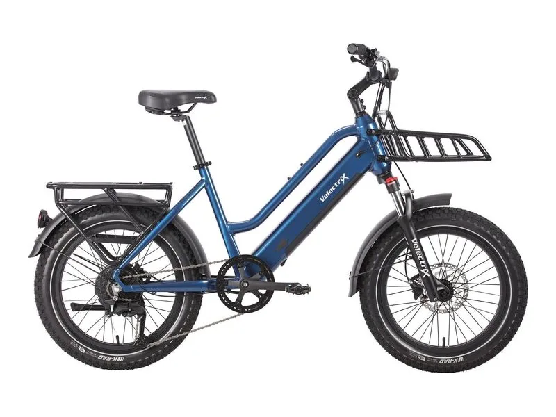 VelectriX SUV fat tyre e-bike, side profile on white background